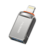Convertidor USB 3.0 hembra a OTG macho de 8 pines MCDODO Disco flash USB, 8 pines